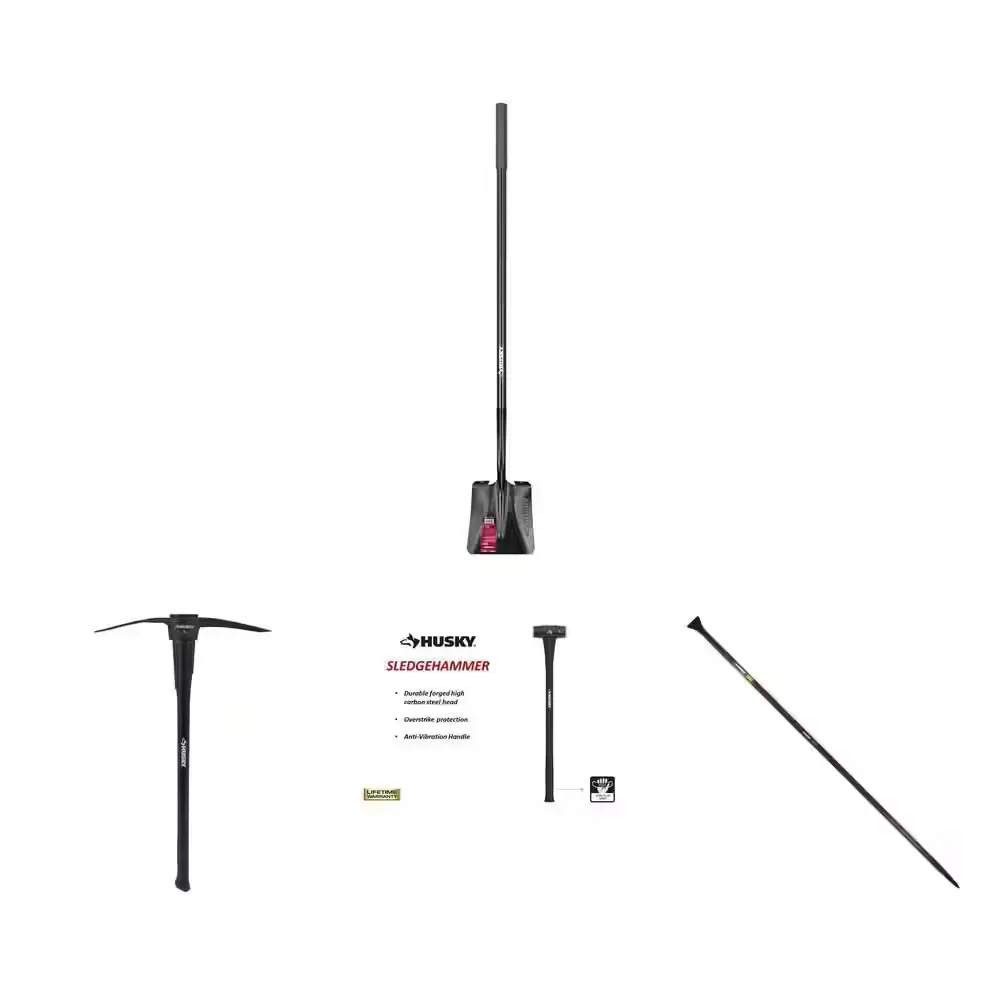San Angelo Bar, 5 lb Pick Mattock (36 in. Fiberglass Handle), 10 lb Sledge (34 in. Handle) and 47 in.  - image 1