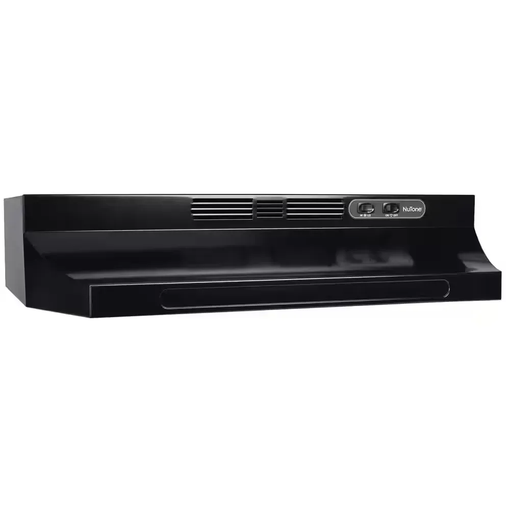 RL6200 Series 30 in. Ductless Under Cabinet Range Hood with Light in Black - image 1