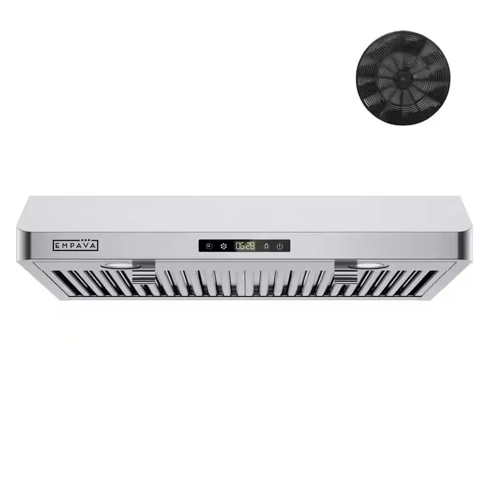 Ultra Slim 30 in. Ductless Under Cabinet Range Hood, Stainless Steel with Carbon Filter, Soft Touch, ETL Certified - image 1