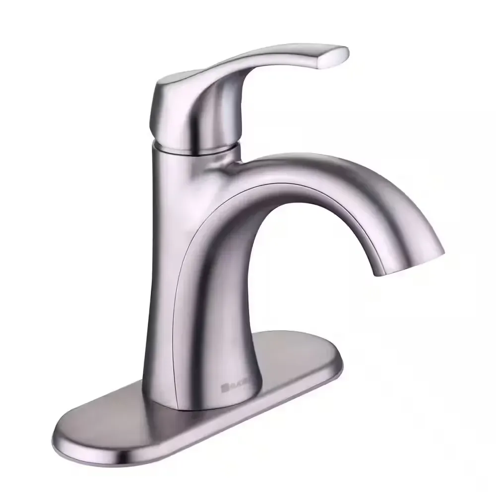 Arnette Single Handle Single Hole Bathroom Faucet in Brushed Nickel - image 1