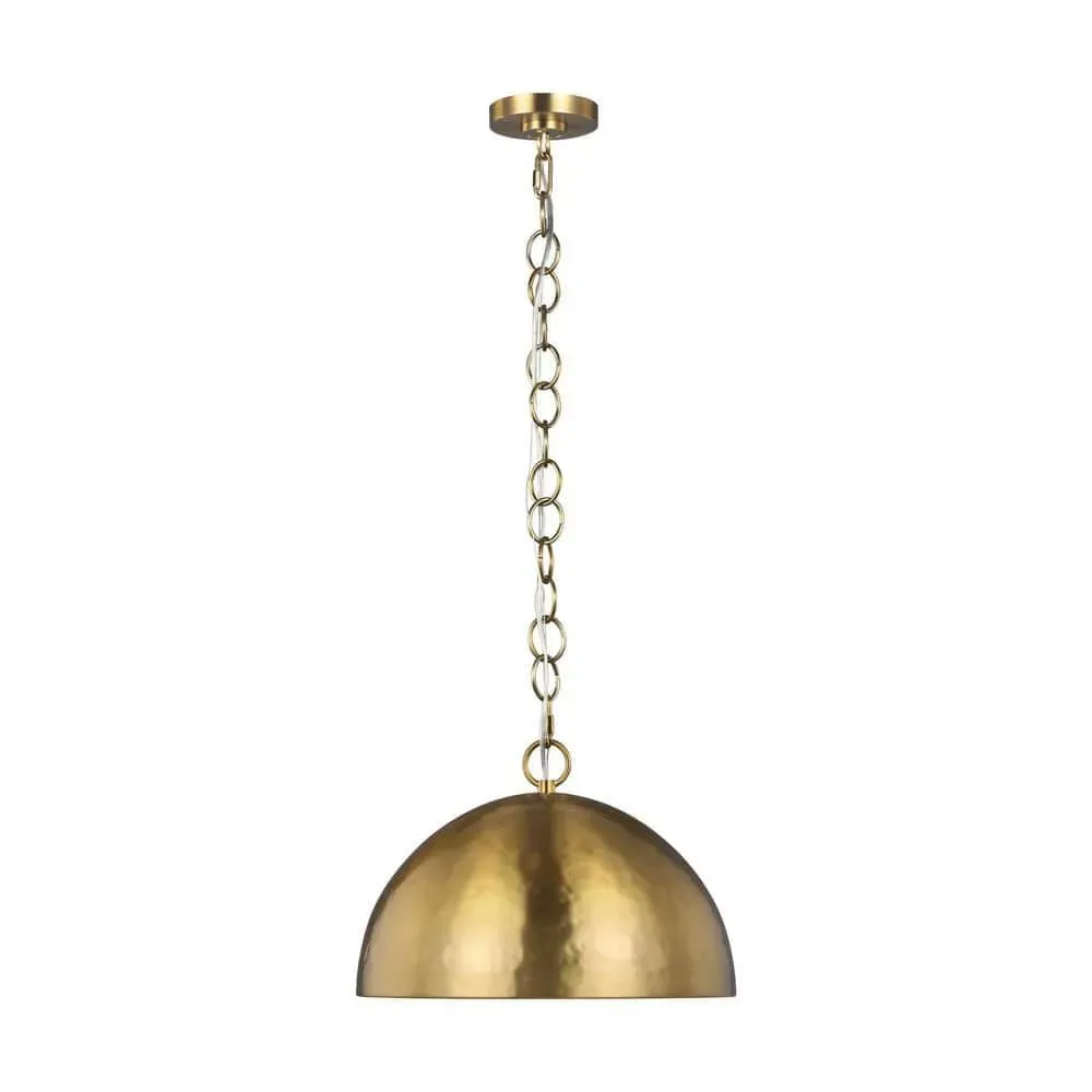 Generation Lighting Whare 1-Light Burnished Brass Medium Pendant - image 1