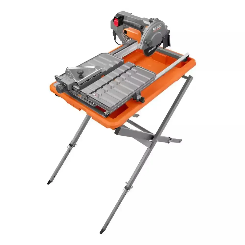 9-Amp 7 in. Blade Corded Wet Tile Saw with Stand - image 1
