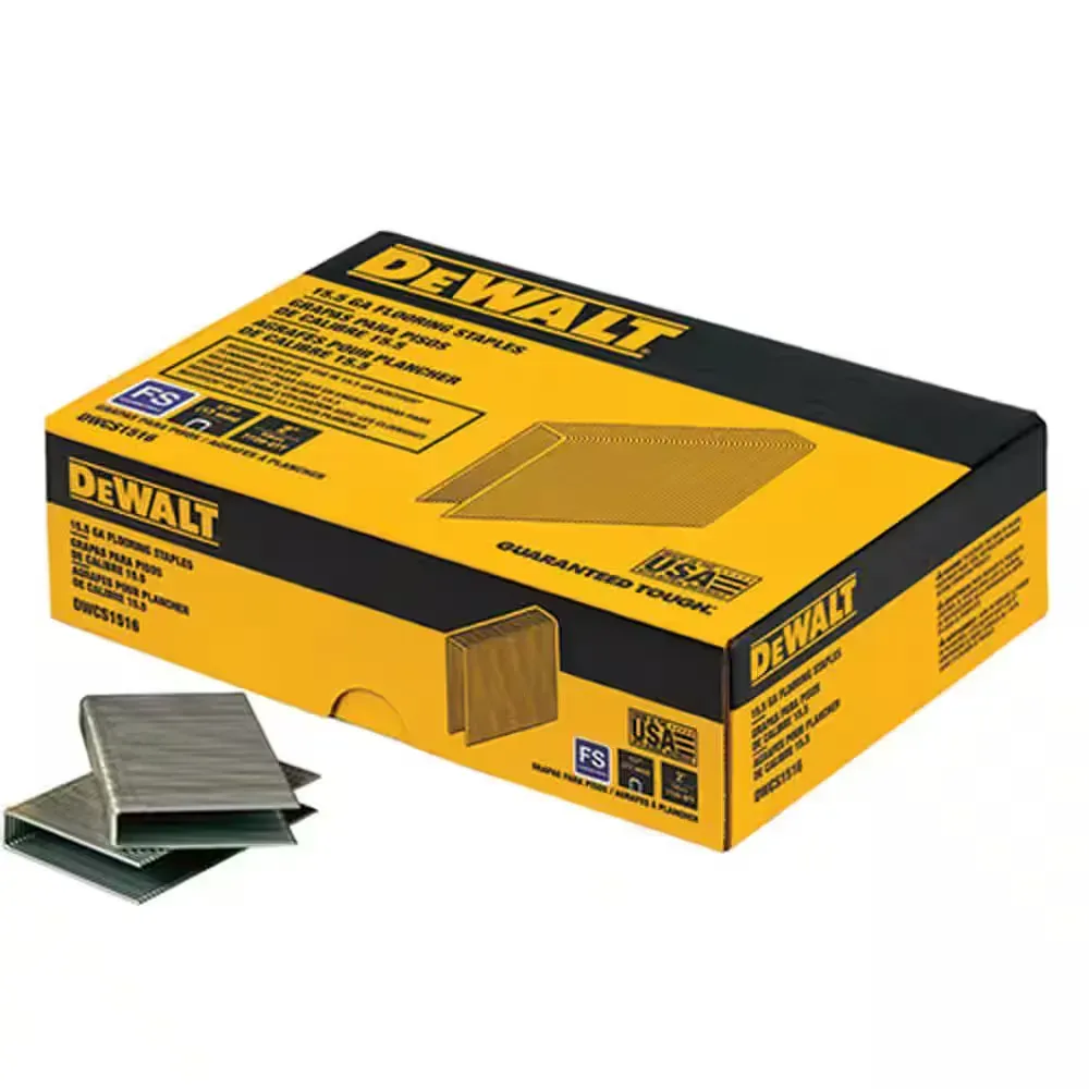 1/2 in. x 2 in.15.5-Gauge Crown Glue Collated Flooring Staple (1,000 per Box) - image 1
