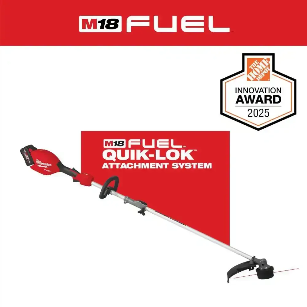 M18 FUEL 18V 16 in. Brushless Cordless Battery Powered String Trimmer w/QUIK-LOK Attachment Capability & 8.0 Ah Battery - image 1