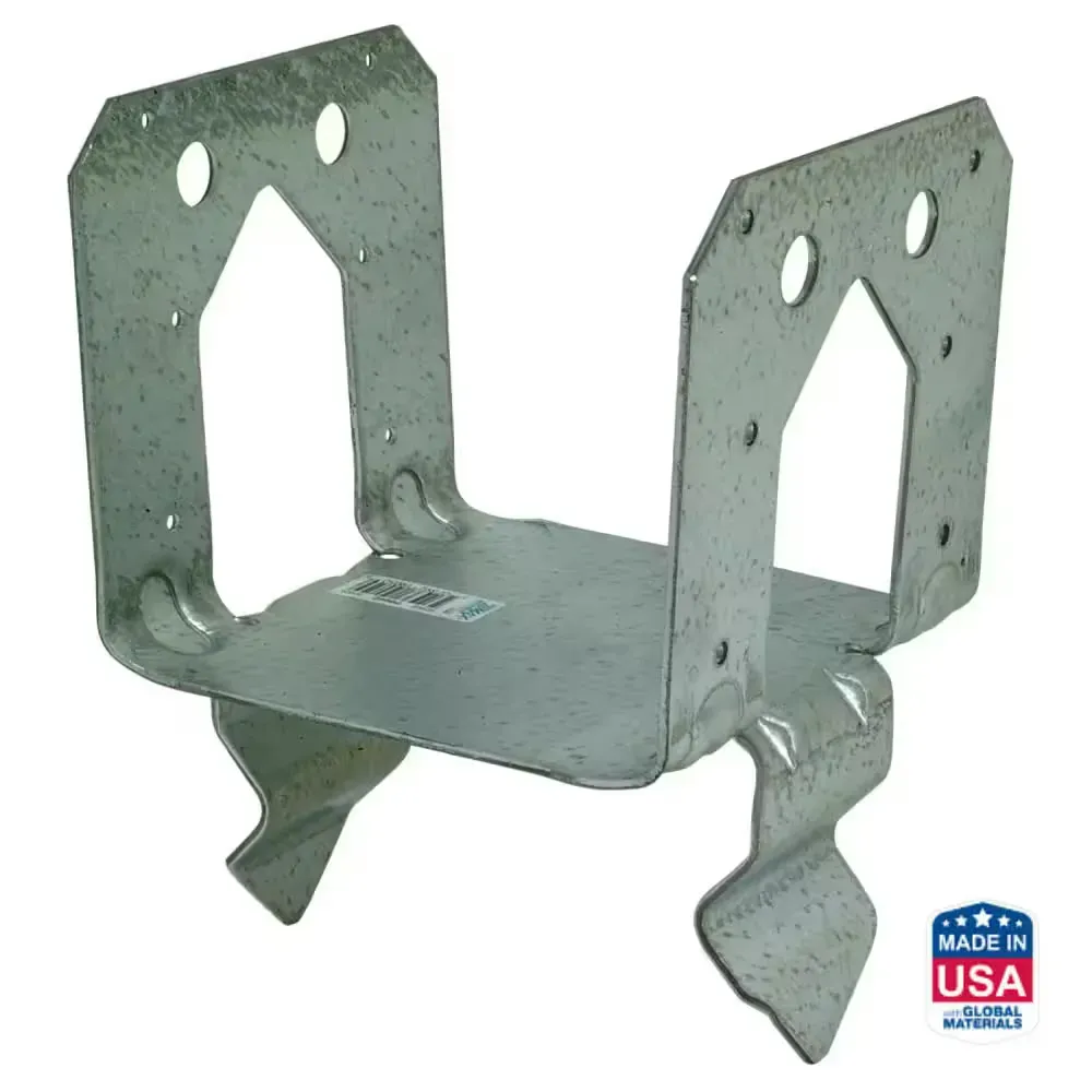 (Pack of 12 )PB ZMAX Galvanized Non-Standoff Post Base for 6x6 Nominal Lumber - image 1