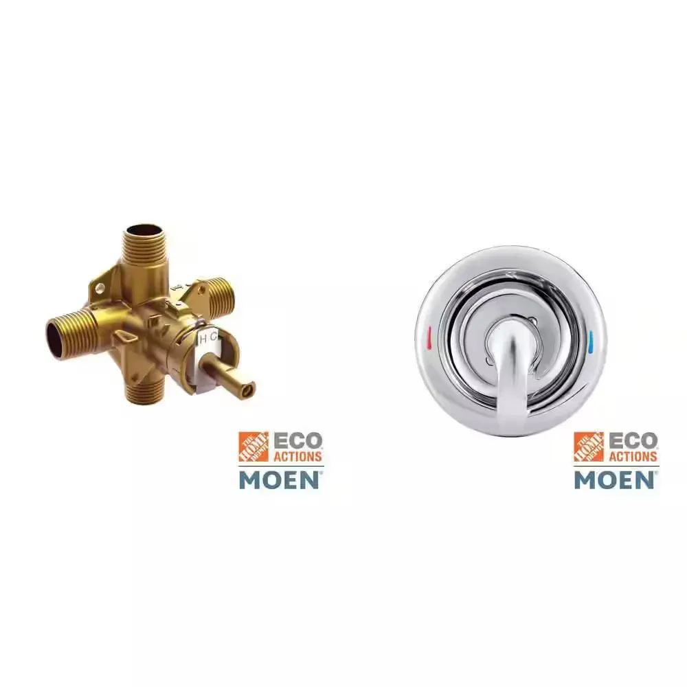 Brass Rough-In Posi-Temp Shower Valve (VALVE ONLY) - image 1