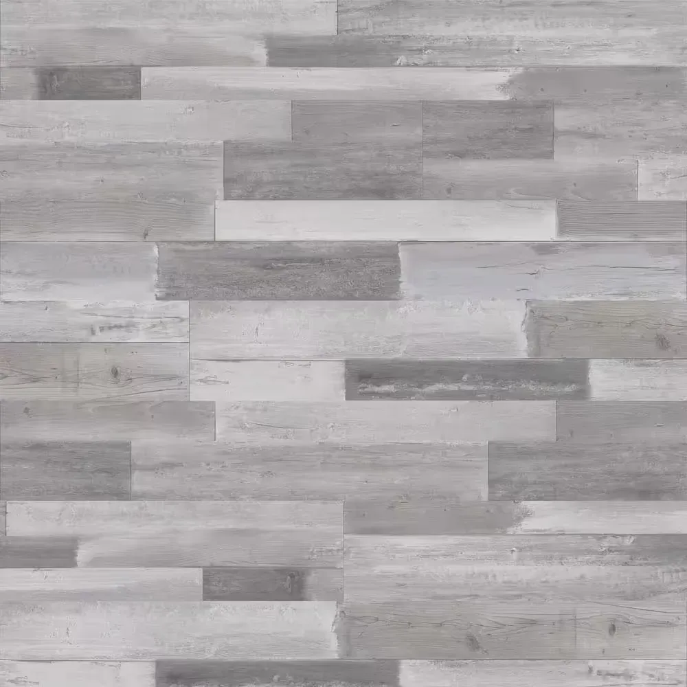 Weathered Gray Wood-Look Flooring Planks - image 1