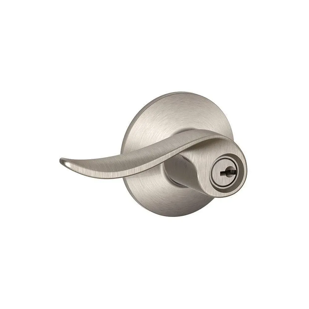 Schlage Sacramento Satin Nickel Keyed Entry Door Handle - image 1