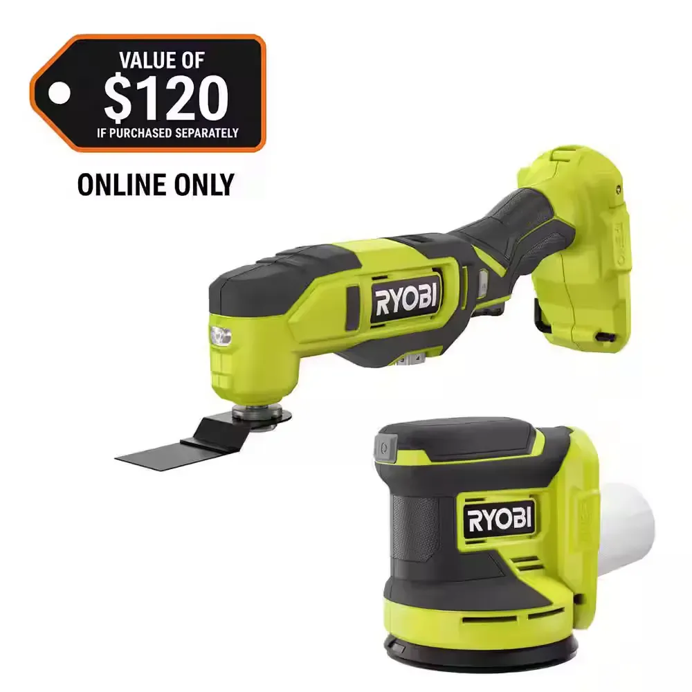 ***non functional ONE+ 18V Cordless 2-Tool Combo Kit with Multi-Tool and 5 in. Random Orbit Sander (Tools Only) - image 1