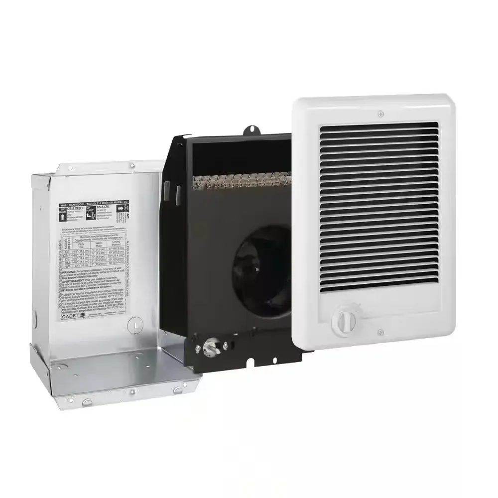 120-volt 1,000-watt Com-Pak In-wall Fan-forced Electric Heater in White with Thermostat - image 1