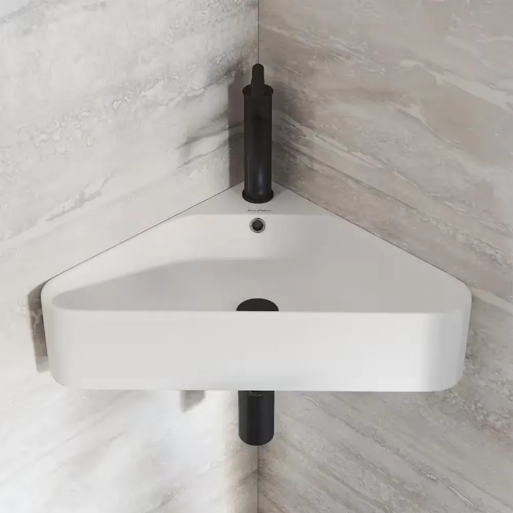 St. Tropez Corner Vessel Wall Hung Sink - image 1