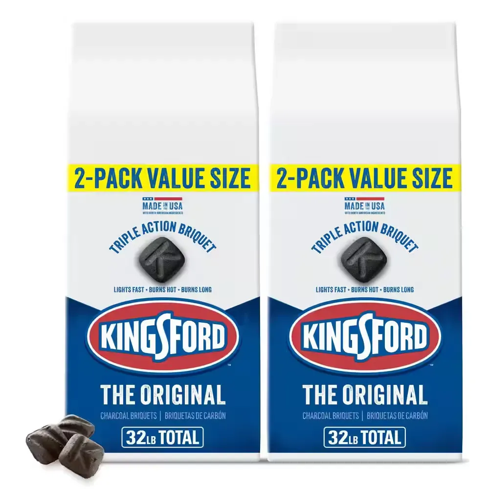 16 lbs. Original BBQ Smoker Charcoal Grilling Briquettes (2-Pack) - image 1