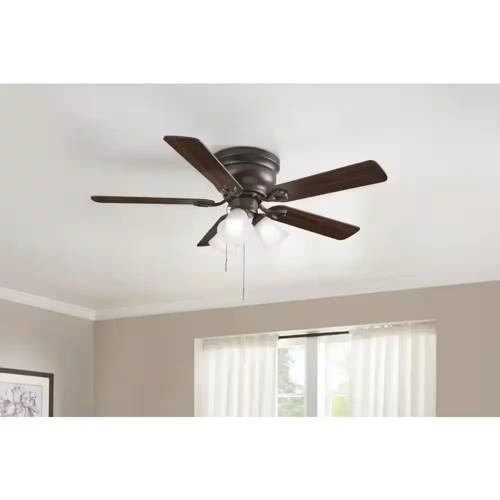 Clarkston II 44 in. LED Indoor Oil Rubbed Bronze Ceiling Fan with Light Kit - image 1