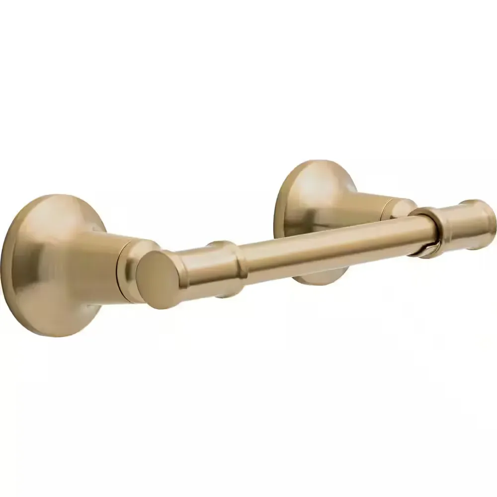 Chamberlain Wall Mount Pivot Arm Toilet Paper Holder Bath Hardware Accessory in Champagne Bronze - image 1