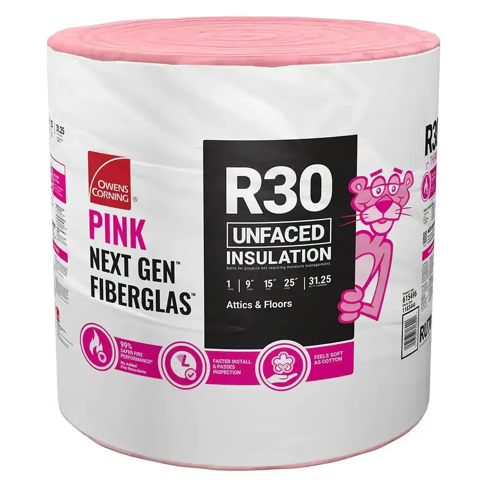 ***pack of 14***R- 30 Unfaced Fiberglass Insulation Roll 15 in. x 25 ft. (1 Roll) - image 1