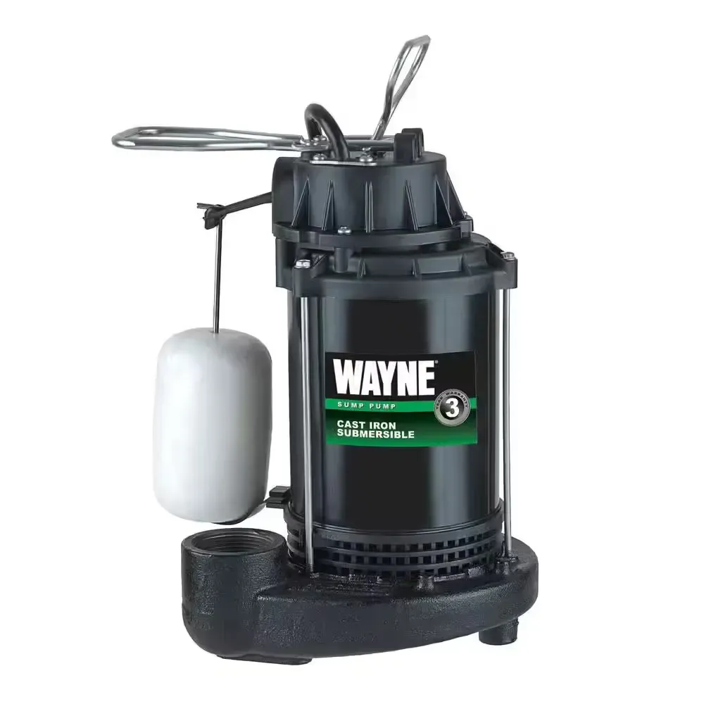 1/3 HP Cast Iron Submersible Sump Pump with Vertical Float Switch - image 1