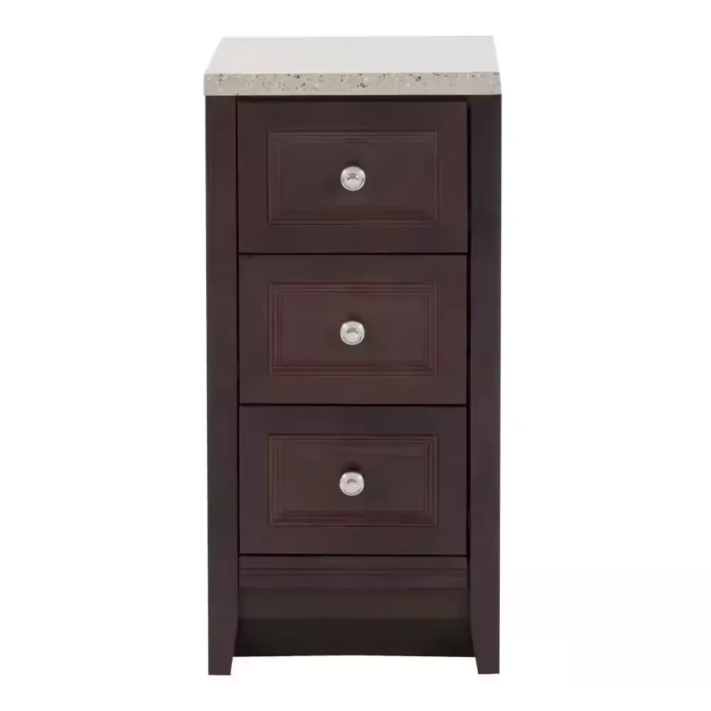 Delridge 14 in. W x 17 in. D x 30 in. H Chocolate Linen Cabinet - image 1