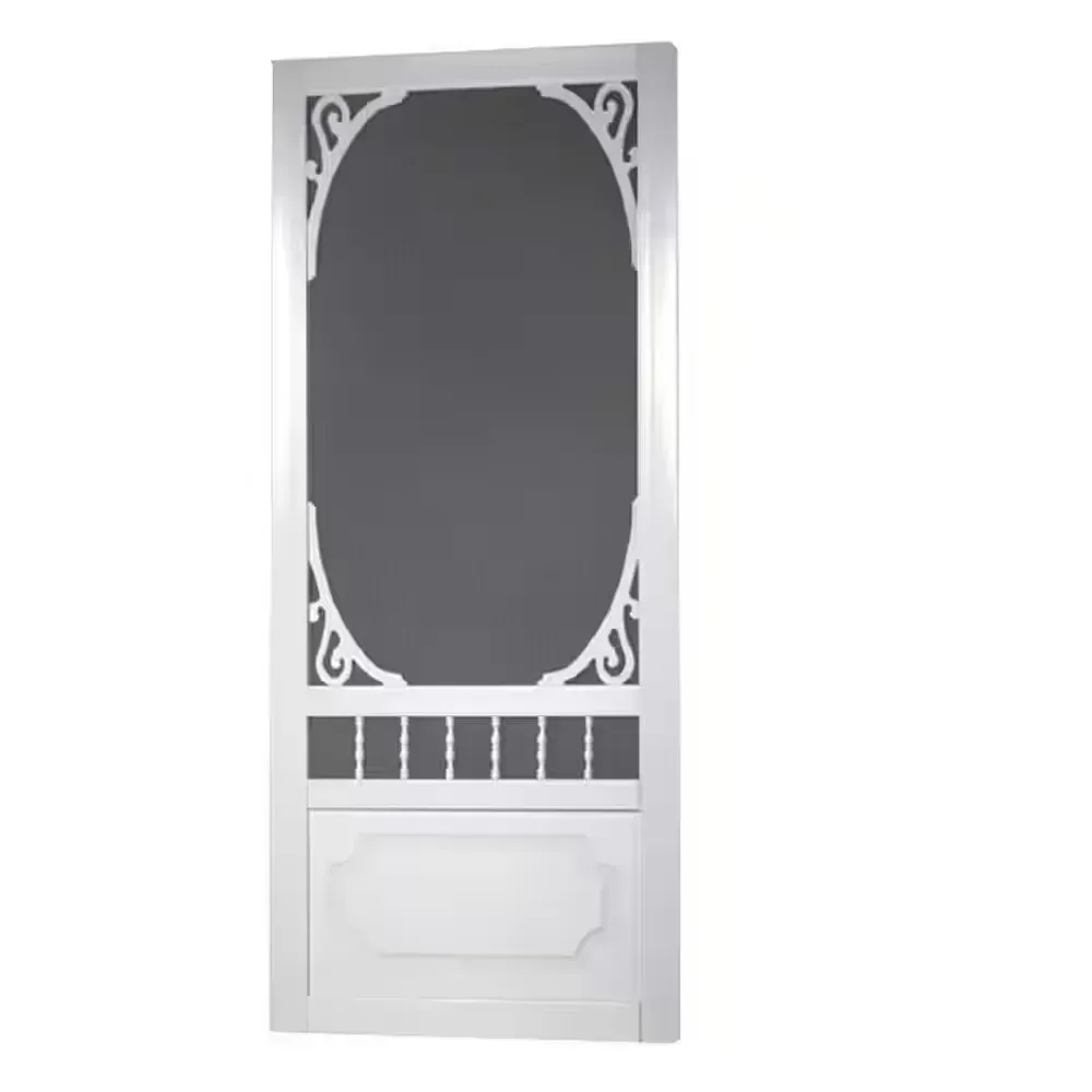 ***is a bit rip ***32 in. x 80 in. Belle Harbour Vinyl Screen Door - image 1