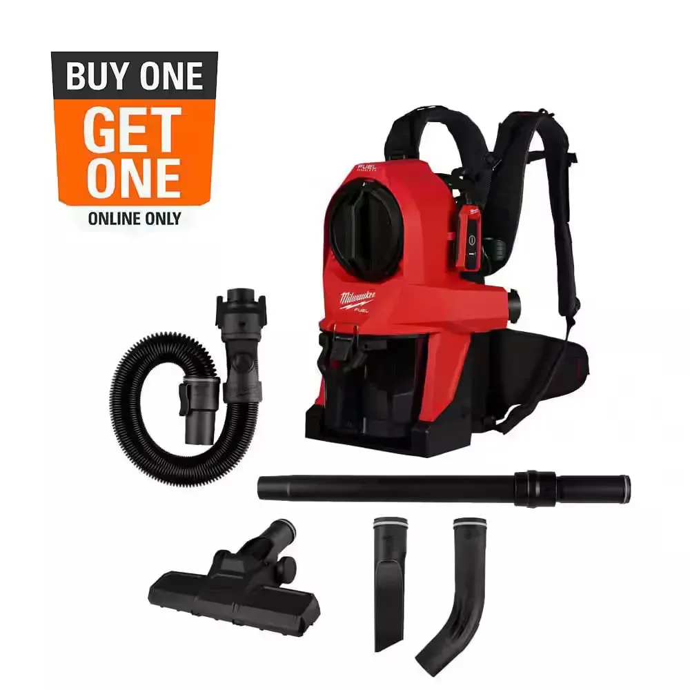 M18 FUEL 18-Volt Lithium-Ion Brushless Red HEPA Multisurface 1 Gal. Cordless 3-in-1 Backpack Vacuum (Vacuum-Only) - image 1