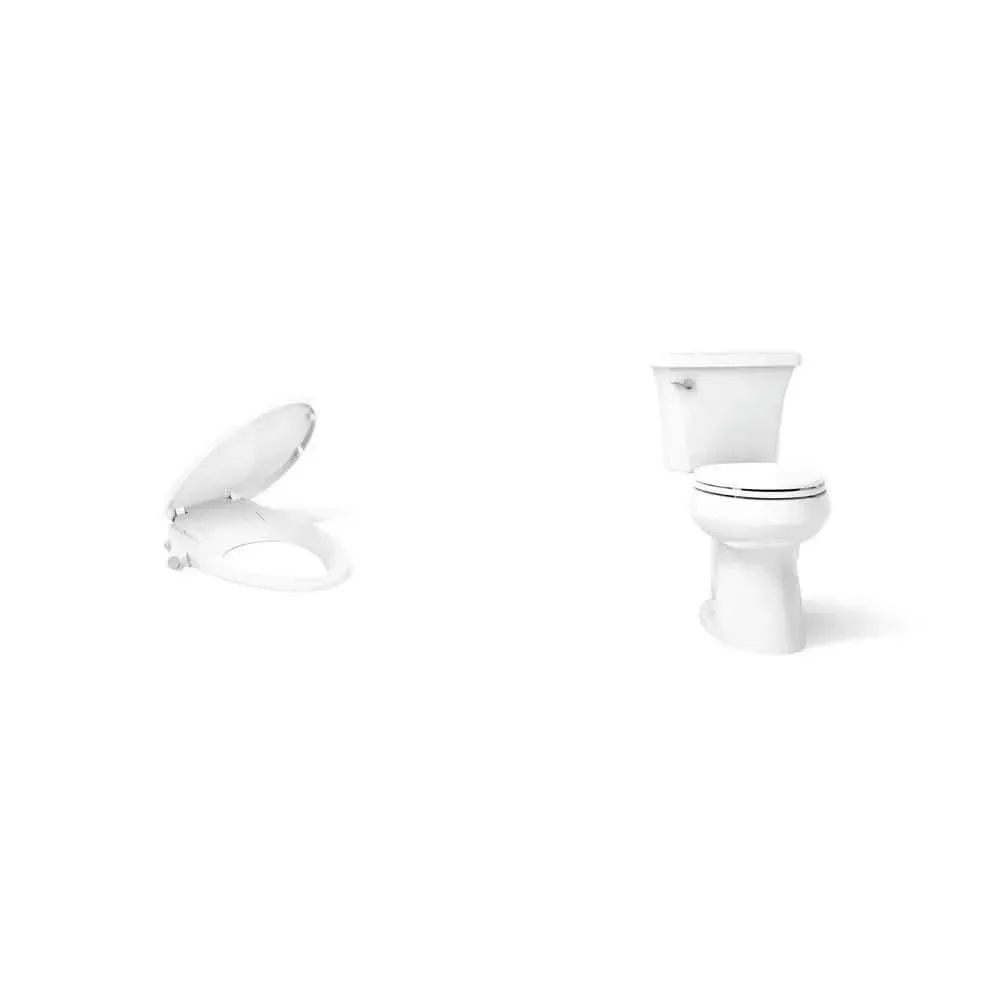 Purewash M300 Bidet Seat for Elongated Toilets and Highline Arc 10 in. Toilet with Soft Close Seat Combo - image 1