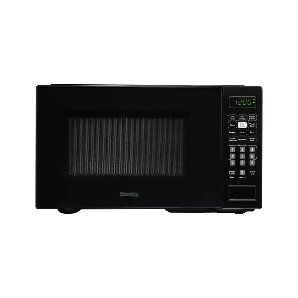 17.32 in. 0.7 cu. ft. Countertop Microwave in Black with Auto Cook, Express Cook, Child Safety Lock - image 1