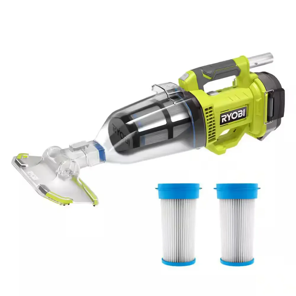 ** Non Functional** ONE+ 18V Cordless Handheld Pool Vacuum Cleaner (Tool Only) with Floor Head and Replacement Filters (2-Pack) - image 1