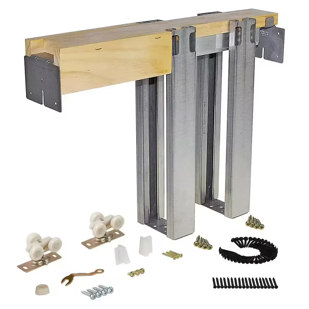1500 Series 24 in. to 36 in. x 80 in. Universal Pocket Door Frame for 2x4 Stud Wall - image 1