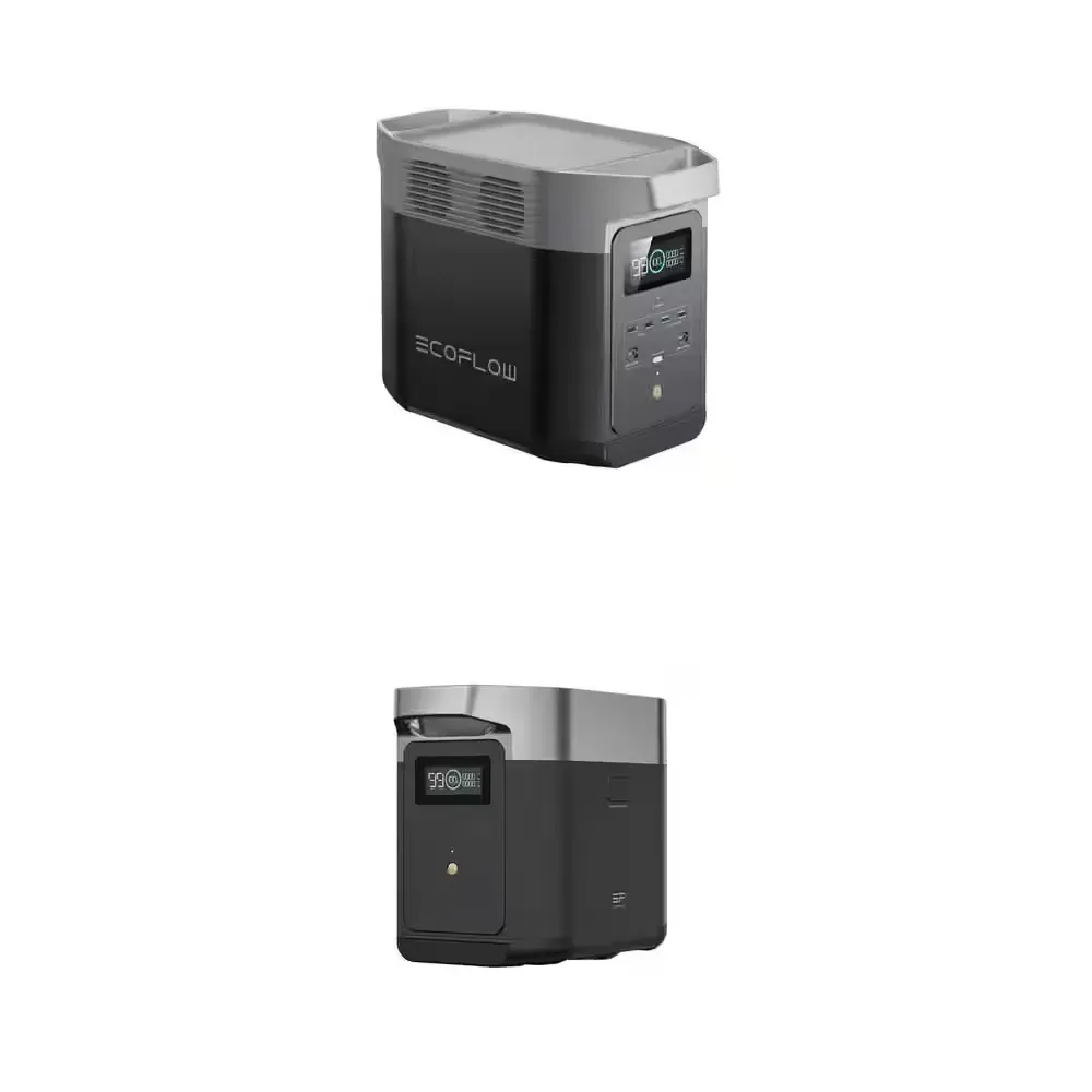 DELTA 2 Solar Generator, 1800W Output, 1024Wh Power Station and DELTA2 Smart Extra Battery Combo - image 1