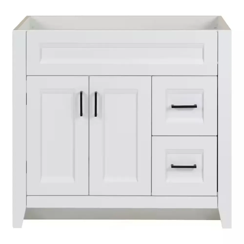 Ridge 36 in. W x 22 in. D x 34 in. H Bath Vanity Cabinet without Top in White - image 1