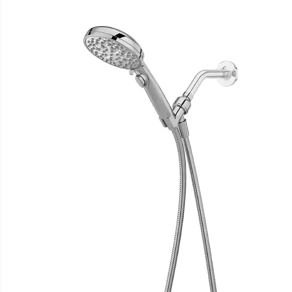 HydroFuse 6-Spray Wall Mount Handheld Shower Head 1.75 GPM in Polished Chrome - image 1
