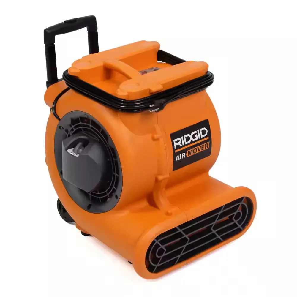 RIDGID 1625 CFM 3-Speed, Portable AM2560 Air Mover Blower Fan with Collapsible Handle, Rear Wheels, Water Damage Restoration - image 1