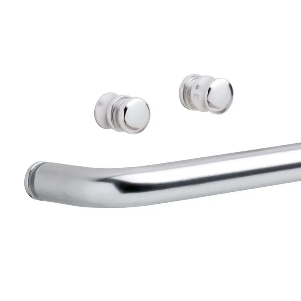 Delta Simplicity 20 in. Sliding Shower and Bathtub Door Handles in Chrome - image 1