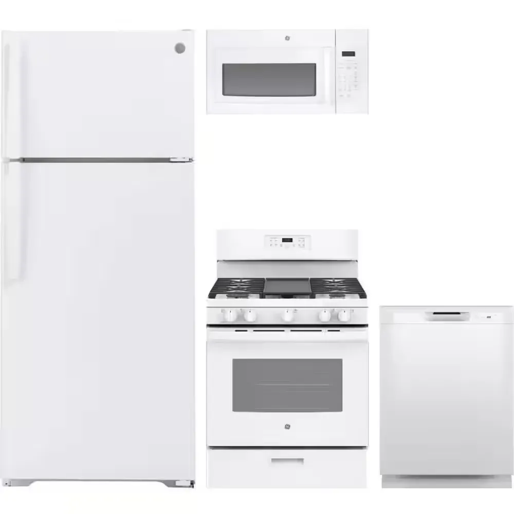 GE 1.6 cu. ft. Over-the-Range Microwave Oven in White (JVM3160DFWW) - image 2