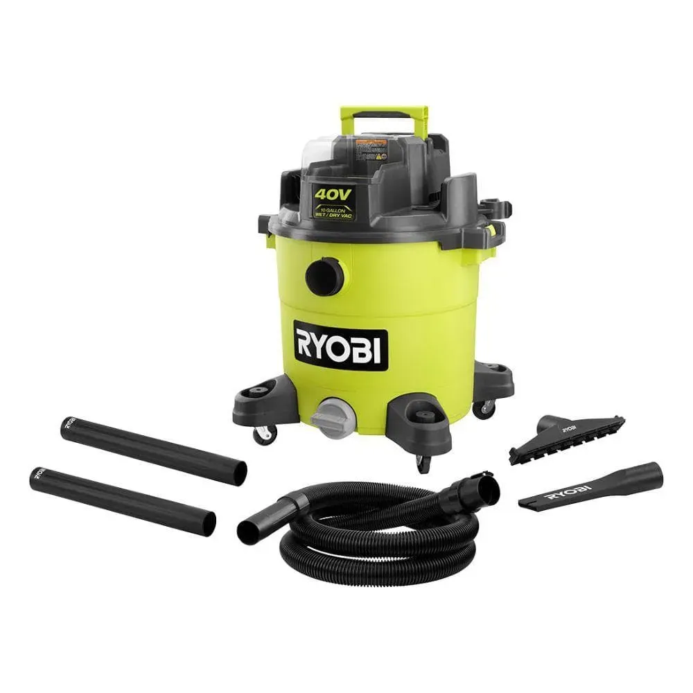 RYOBI 40V 10 Gal. Cordless Wet/Dry Vacuum (Tool Only) - image 1