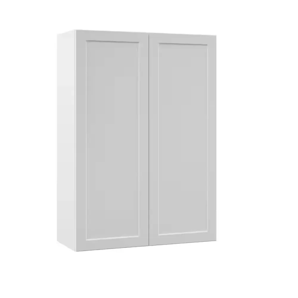 Designer Series Melvern 30 in. W x 12 in. D x 42 in. H Assembled Shaker Wall Kitchen Cabinet in White - image 1