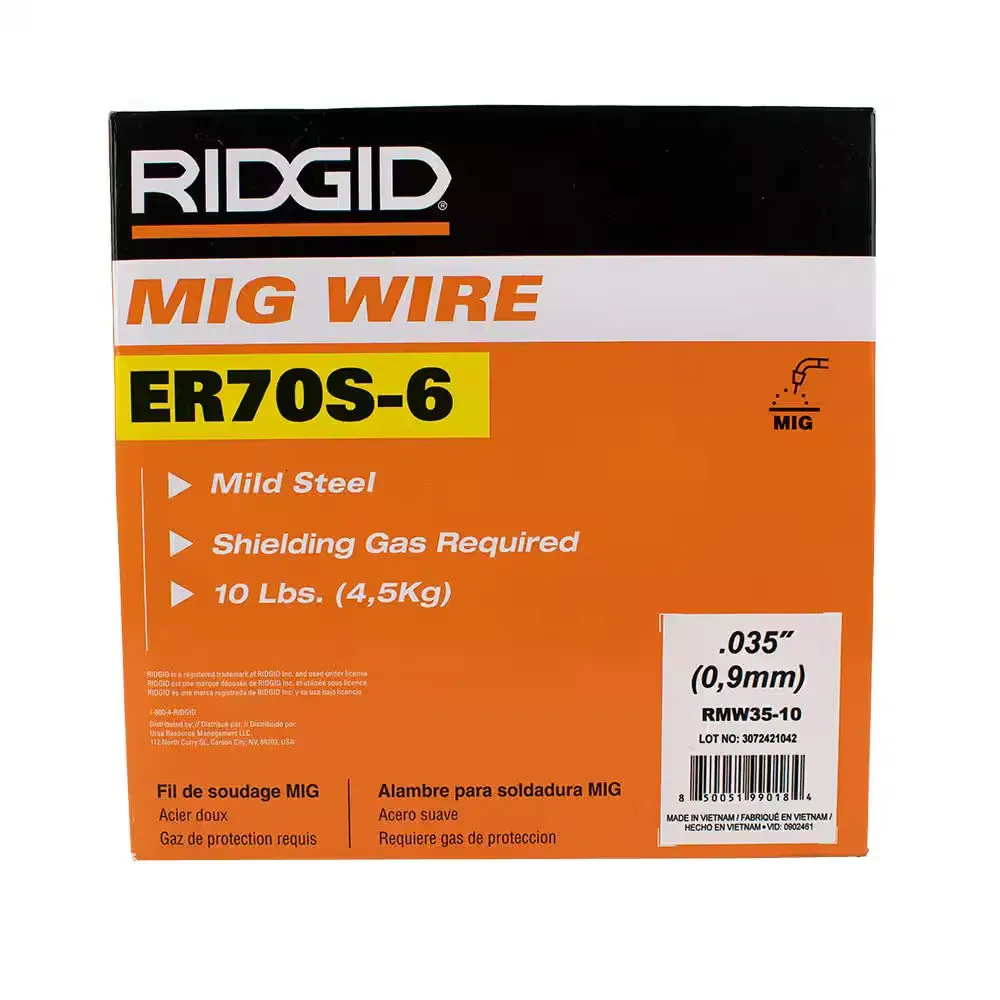 .035 ER70S-6 MIG Welding Wire High Strength for Mild Steel (10 lb. Spool)0 - image 1