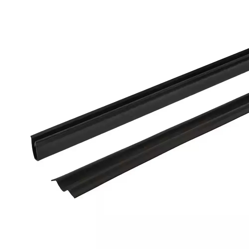 6 ft. x 10 ft. Composite Vinyl Black Chain Link Privacy Fence Slat - image 1