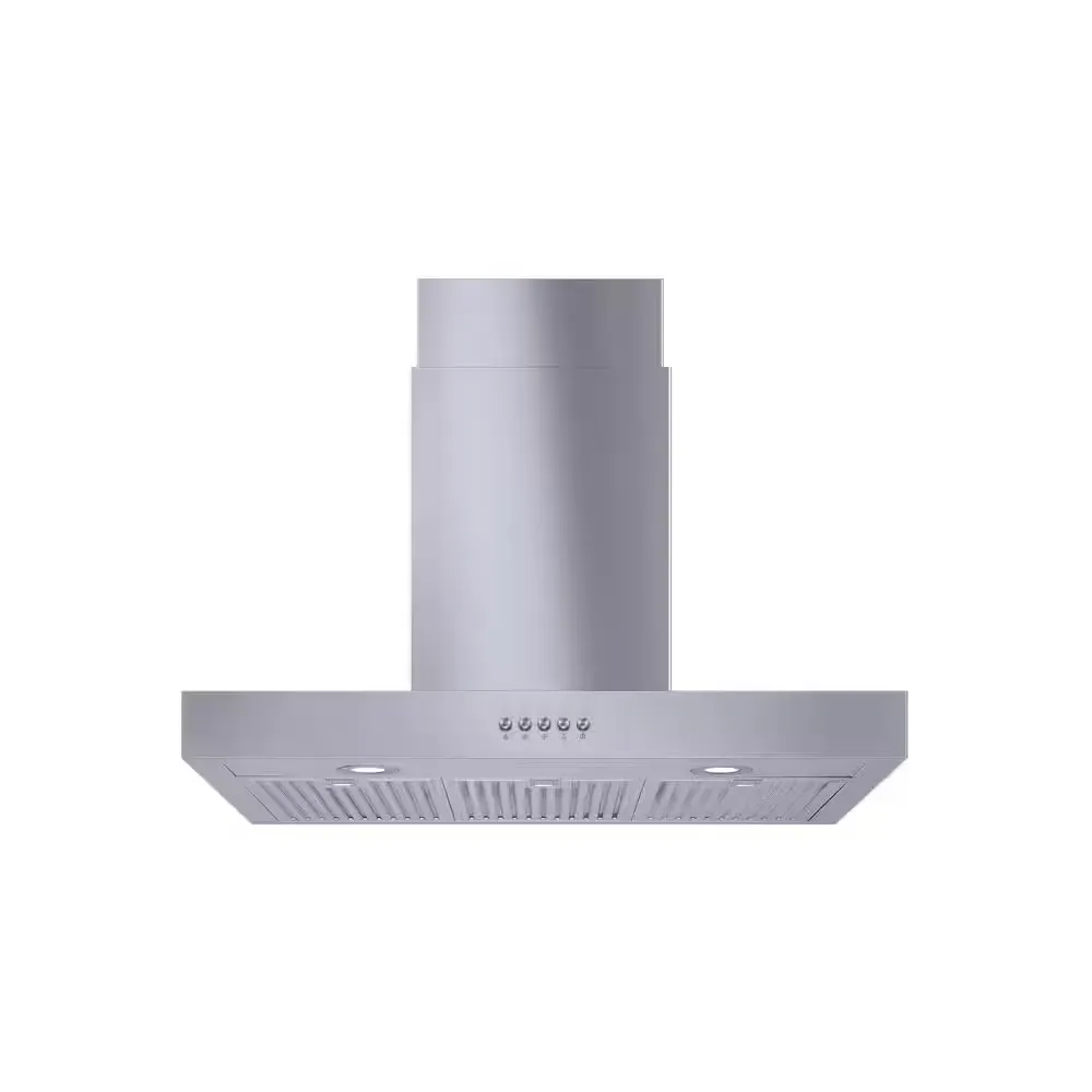 Lora 30 in. 350 CFM Convertible T-Shape Wall Mount Range Hood in Stainless Steel with Charcoal Filters and LED Lighting - image 1