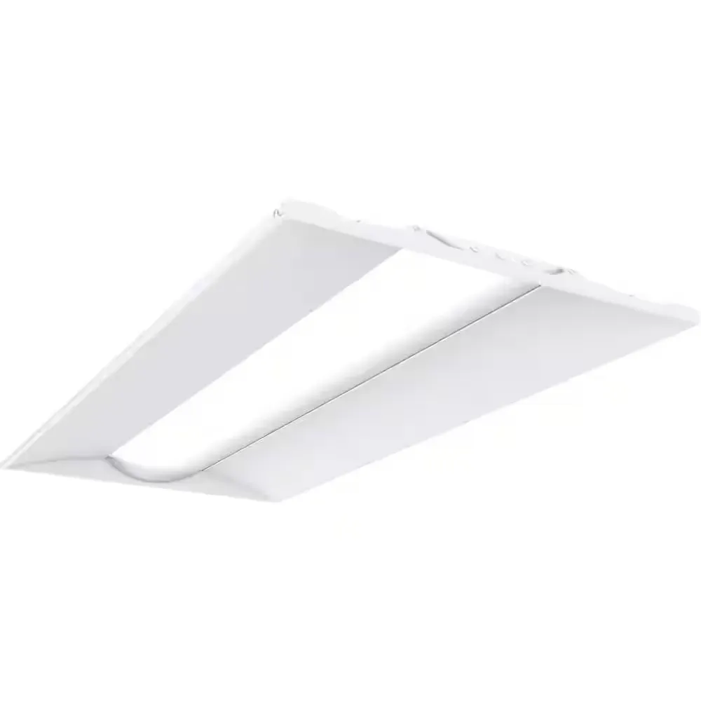Contractor Select STAKS 2 ft. x 4 ft. 4000/5000/6000 Lumens White Integrated LED Troffer with Battery Backup - image 1