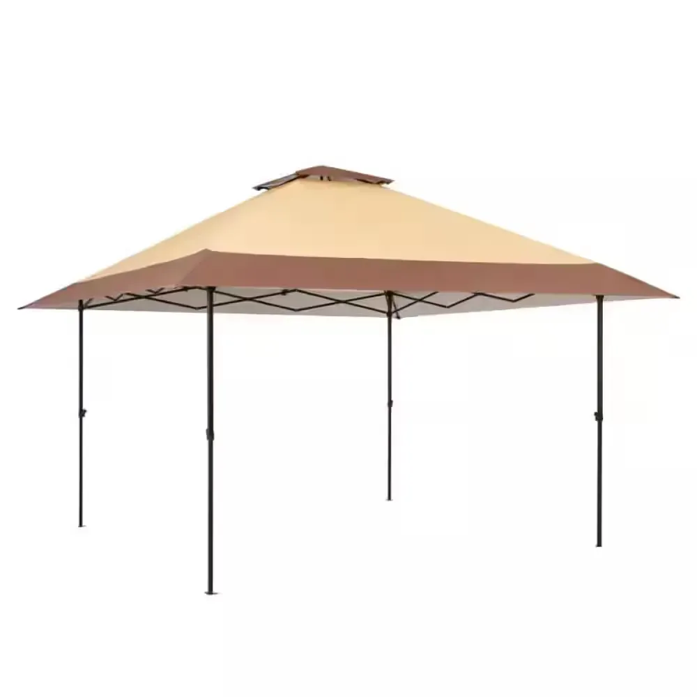 10 ft. x 20 ft. Pop Up Canopy Tent Outdoor Canopy with No Removable Sidewall 1-Person Set Up Heavy Duty Commercial Tent - image 1