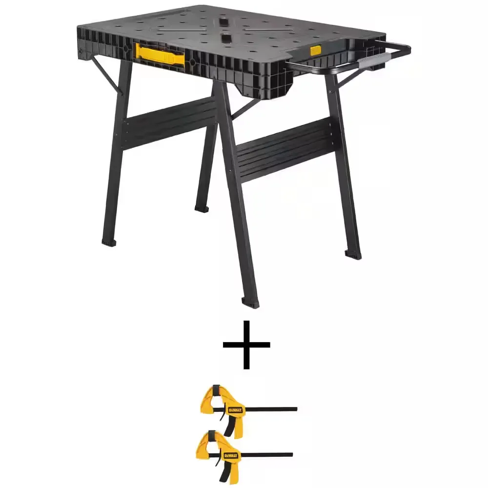 DeWalt Express Folding Workbench with 2 Clamps - image 1