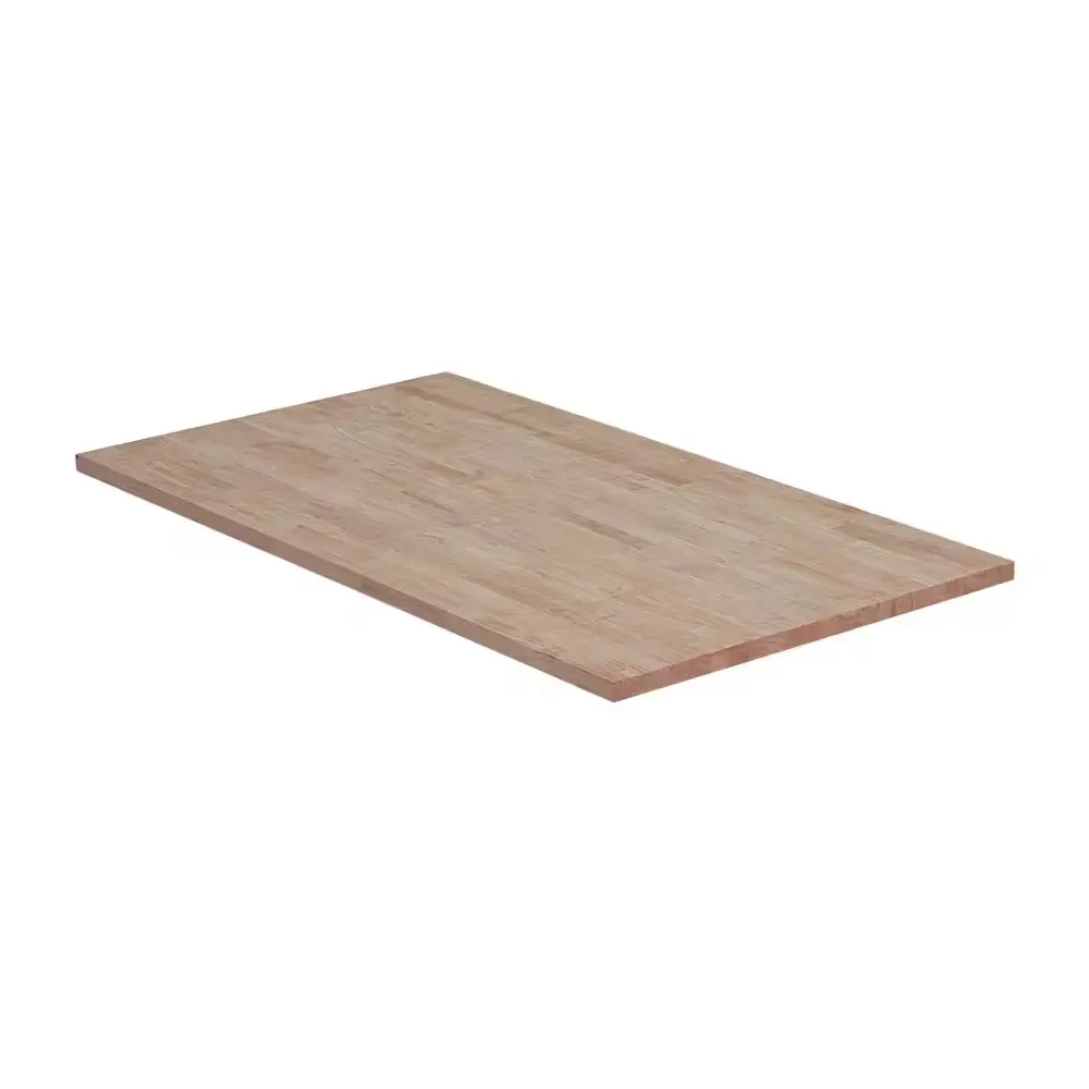 6 ft. L x 39 in. D Unfinished Hevea Butcher Block Countertop Island with Standard Edge - image 1
