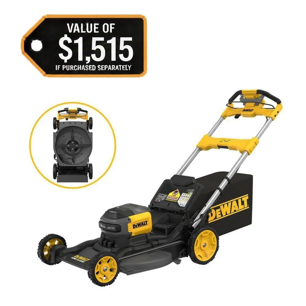 DEWALT FLEXVOLT 2x60V MAX 21 in. Cordless Battery Powered Self Propelled Lawn Mower Kit with (2) 4.0 Ah Batteries and Chargers - image 1