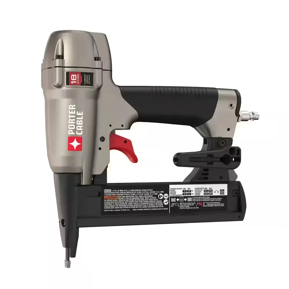 Pneumatic 18-Gauge 1-1/2 in. Narrow Crown Stapler Kit - image 1