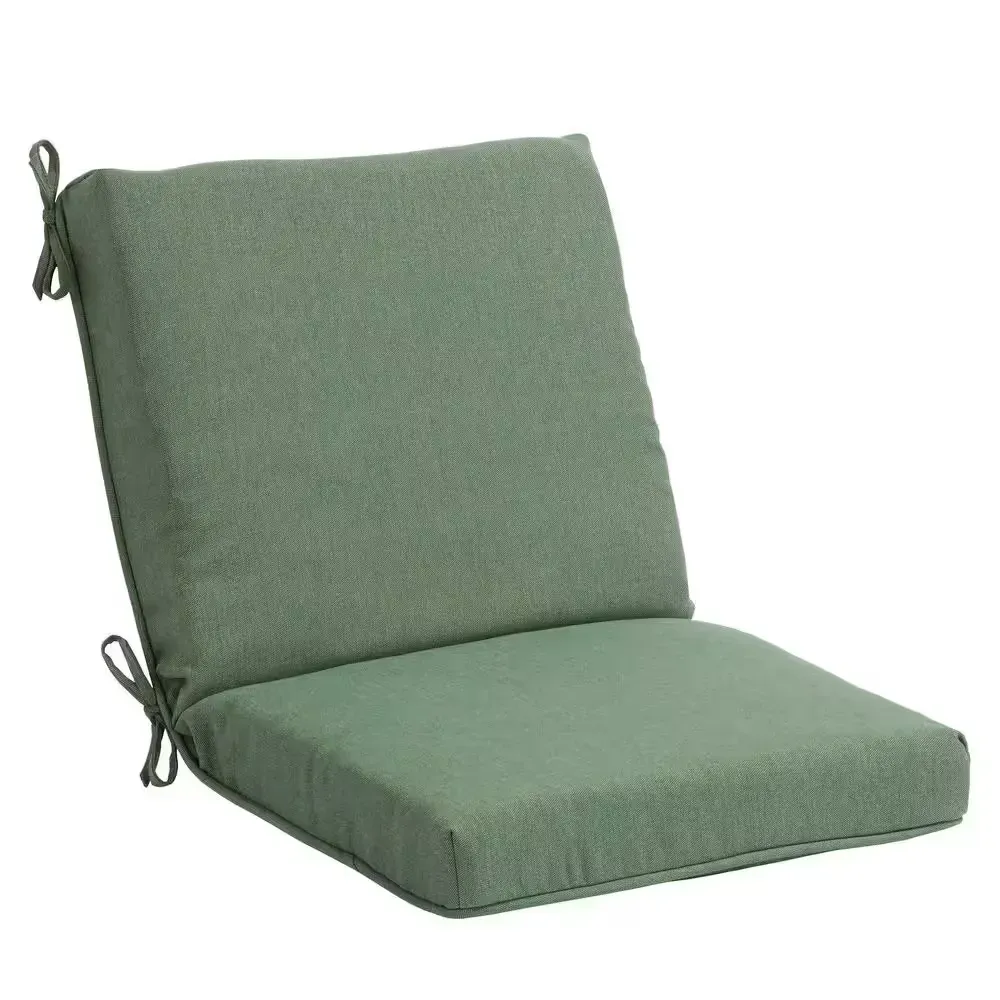 20 in. W x 17 in. D CushionGuard Mid Back Dining Chair Outdoor Cushion in Endive - image 1