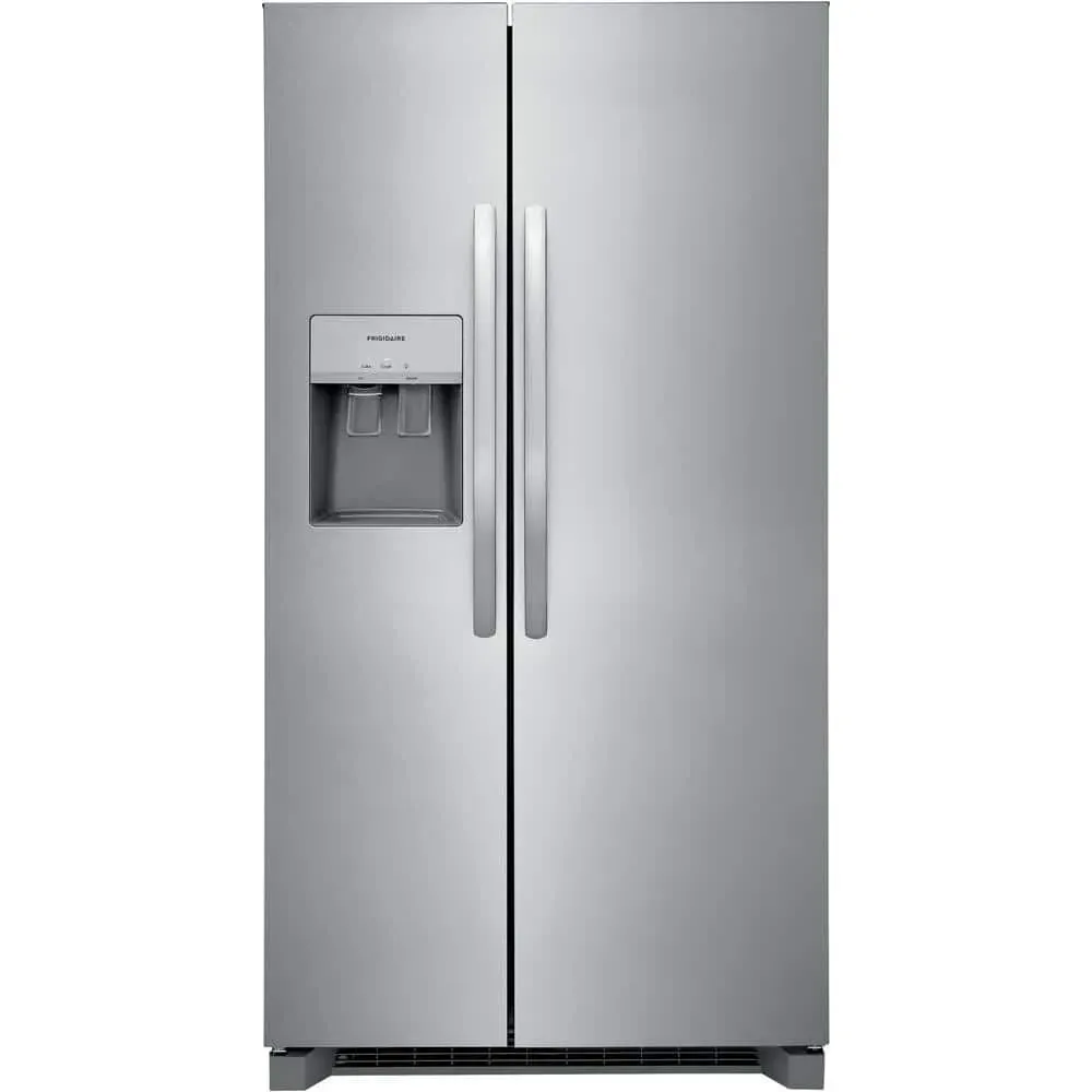 Frigidaire 36 in. 26 cu. ft. Standard Depth Side by Side Refrigerator in Stainless Steel - image 1