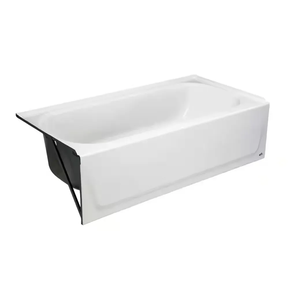 Maui 60 in. x 30 in. Alcove Soaking Bathtub with Left Drain in White - image 2
