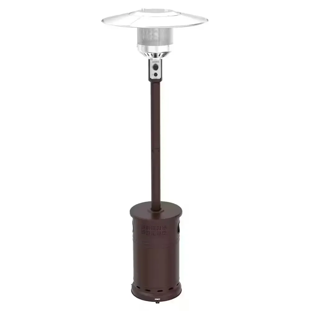 Sundara 48,000 BTU Bronze Propane Standing Patio Heater with Wheels - image 1
