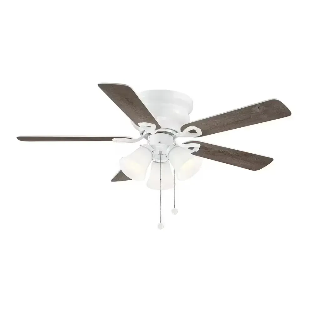 Clarkston II 44 in. LED Indoor White Ceiling Fan with Light Kit - image 1