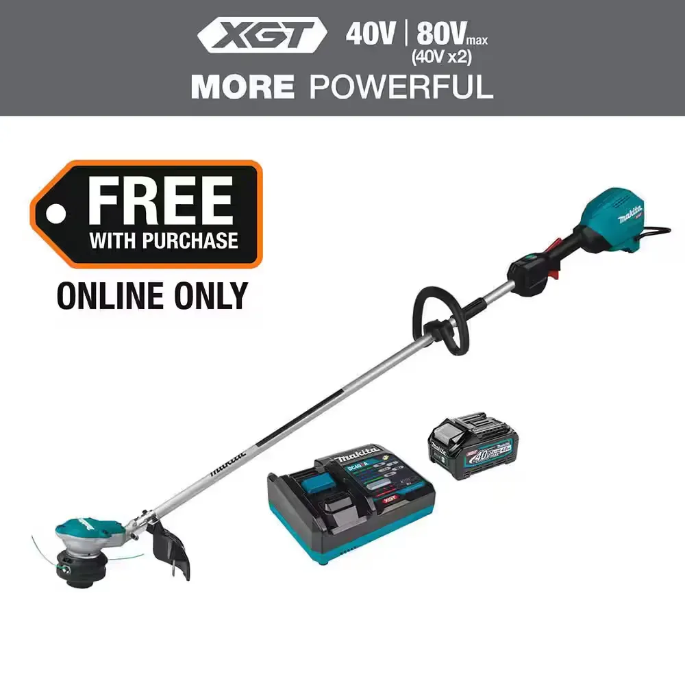 XGT 40V max Brushless Cordless 15 in. String Trimmer Kit (4.0 Ah) - image 1